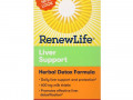 Renew Life, Extra Care, поддержка печени, растительный препарат для детоксикации, 90 растительных капсул