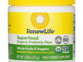 Renew Life, Superfood Organic Prebiotic Fiber, Refreshing Citrus, 3.98 oz (113 g)