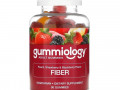 Gummiology, жевательная клетчатка, с натуральным вкусом персика, клубники и ежевики, 90 вегетарианских жевательных таблеток