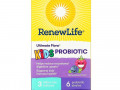 Renew Life, Ultimate Flora, пробиотик для детей, ягодный вкус, 3 млрд живых культур, 30 жевательных таблеток