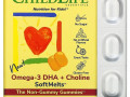 ChildLife, омега-3 ДГК с холином SoftMelts, со вкусом натуральной маракуйи, 27 таблеток