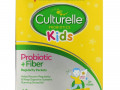 Culturelle, Kids, Regularity Probiotic + Fiber, 1+ Years, Unflavored, 60 Single Serve Packets