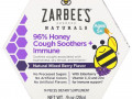 Zarbee's, 96% Honey Cough Soothers + Immune Support, Natural Mixed Berry Flavor, Ages 5+, 14 Pieces