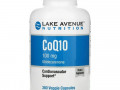 Lake Avenue Nutrition, коэнзим Q10, класса USP, 100 мг, 360 растительных капсул