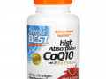 Doctor's Best, коэнзим Q10 с высокой степенью всасывания с BioPerine, 100 мг, 120 капсул