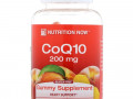 Nutrition Now, CoQ10, Natural Peach Flavor, 200 mg, 60 Gummies