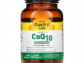 Country Life, CoQ10, коэнзим Q10, 100 мг, 60 веганских капсул