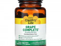 Country Life, Grape Complete, Includes Pine Bark, 90 Vegan Capsules