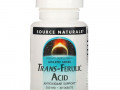Source Naturals, Транс-aеруловая кислота, 250 мг, 30 таблеток