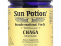 Sun Potion, Chaga Raw Mushroom Powder, Wild Harvested, 2.5 oz (70 g)