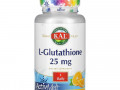 KAL, L-Glutathione, Orange, 25 mg, 90 Micro Tablets