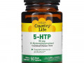 Country Life, 5-гидрокситриптофан, 50 мг, 50 вегетарианских капсул