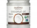 Nutiva, органическое кокосовое масло, первого отжима, 414 мл (14 жидк. унций)