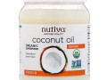 Nutiva, Органическое кокосовое масло, рафинированное, 1,6 л (54 жидк. унции)