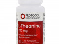 Protocol for Life Balance, L-теанин, 200 мг, 60 вегетарианских капсул
