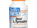 Doctor's Best, Best, L-тирозин, 500 мг, 120 вегетарианских капсул