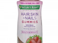 Nature's Bounty, Optimal Solutions, для волос, кожи и ногтей, со вкусом клубники, 80 жевательных конфет