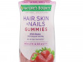Nature's Bounty, Optimal Solutions, для волос, кожи и ногтей, с ароматом клубники, 2500 мкг, 140 жевательных конфет