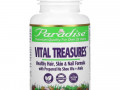 Paradise Herbs, Vital Treasures, для волос, кожи и ногтей, 60 вегетарианских капсул