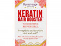 ReserveAge Nutrition, Keratin Hair Booster с биотином и ресвератролом, 120 капсул