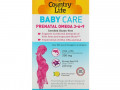 Country Life, Baby Care, Prenatal Omega 3-6-9, Natural Lemon, 90 Softgels