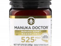 Manuka Doctor, Монофлерный мед манука, MGO 525+, 250 г (8,75 унции)