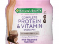 Nature's Bounty, Optimal Solutions, Смесь для приготовления напитков, богатая протеинами и витаминами, изысканный шоколад, 16 унций (453 г)