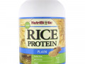NutriBiotic, Необработанный рисовый протеин, простой, 1,36 кг (3 фунта)