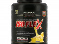 ALLMAX Nutrition, Isoflex, чистый изолят сывороточного белка (фильтрация ИСБ частицами, заряженными ионами), со вкусом банана, 2,27 кг (5 фунтов)