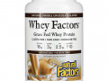 Natural Factors, Whey Factors, сывороточный белок молока коров травяного откорма, с натуральным вкусом «двойной шоколад», 907 г (2 фунта)