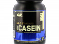 Optimum Nutrition, Gold Standard 100% Casein, казеин со вкусом сливочной ванили, 909 г (2 фунта)