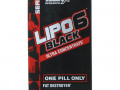 Nutrex Research, Lipo-6 Black, ультраконцентрат, 30 черных капсул