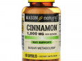 Mason Natural, Cinnamon, 1,000 mg, 100 Capsules