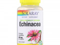 Solaray, Эхинацея, выращиваемая с использованием органических методик, 450 мг, 100 капсул с оболочкой из ингредиентов растительного происхождения