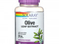 Solaray, экстракт листьев оливкового дерева, 250 мг, 120 вегетарианских капсул