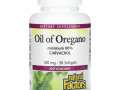 Natural Factors, Oil Of Oregano, 180 mg, 30 Softgels
