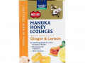 Manuka Health, Manuka Honey Lozenges, MGO 400+, Ginger & Lemon, 15 Lozenges