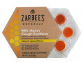 Zarbee's, 99% мёд, смягчение кашля, натуральный лимонный вкус, 14 штук