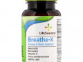 LifeSeasons, Breathe-X, средство от аллергии и заложенности носа, 15 растительных капсул