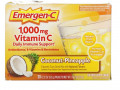 Emergen-C, Vitamin C, Coconut-Pineapple, 1,000 mg, 30 Packets, 0.32 oz (9.0 g) Each