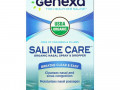Genexa, солевой раствор, органический назальный спрей с пипеткой, 30 мл (1 жидк. унция)