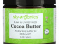 Sky Organics, необработанное и нерафинированное масло какао, 454 г, (16 унций)