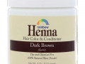 Rainbow Research, Хна, краска и кондиционер для волос, темный коричневый (соболь), 113 г