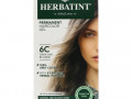 Herbatint, Стойкая гель-краска для волос, 6C, темный пепельный блондин, 135 мл (4,56 жидк. унции)