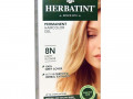Herbatint, стойкая гель-краска для волос, 8N, светлый блонд, 135 мл (4,56 жидк. унции)
