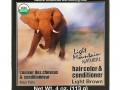 Light Mountain, Натуральный краситель для волос и кондиционер, светло русый, 4 унции (113 гр)
