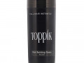 Toppik, Hair Building Fibers, загуститель для волос, оттенок черный, 27,5 г (0,97 унции)