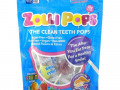 Zollipops, The Clean Teeth Pops, леденцы для чистки зубов, клубника, апельсин, малина, вишня, виноград, ананас, прибл. 23–25 леденцов ZolliPops, 147 г (5,2 унции)