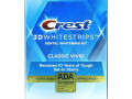 Crest, 3D Whitestrips, Classic Vivid, комплект для отбеливания зубов, 20 полосок