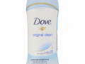 Dove, Твердый дезодорант, не оставляющий следов, «Оригинальная чистота», 2 шт. по 74 г